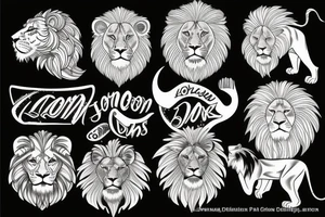 lion tattoo idea