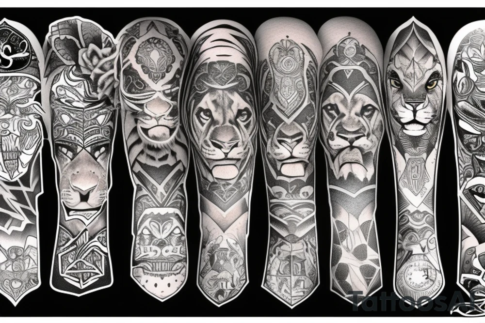 lion tattoo idea