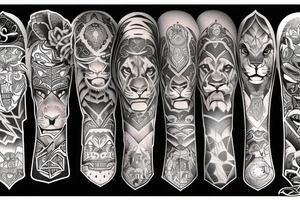 lion tattoo idea