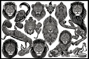 lion tattoo idea