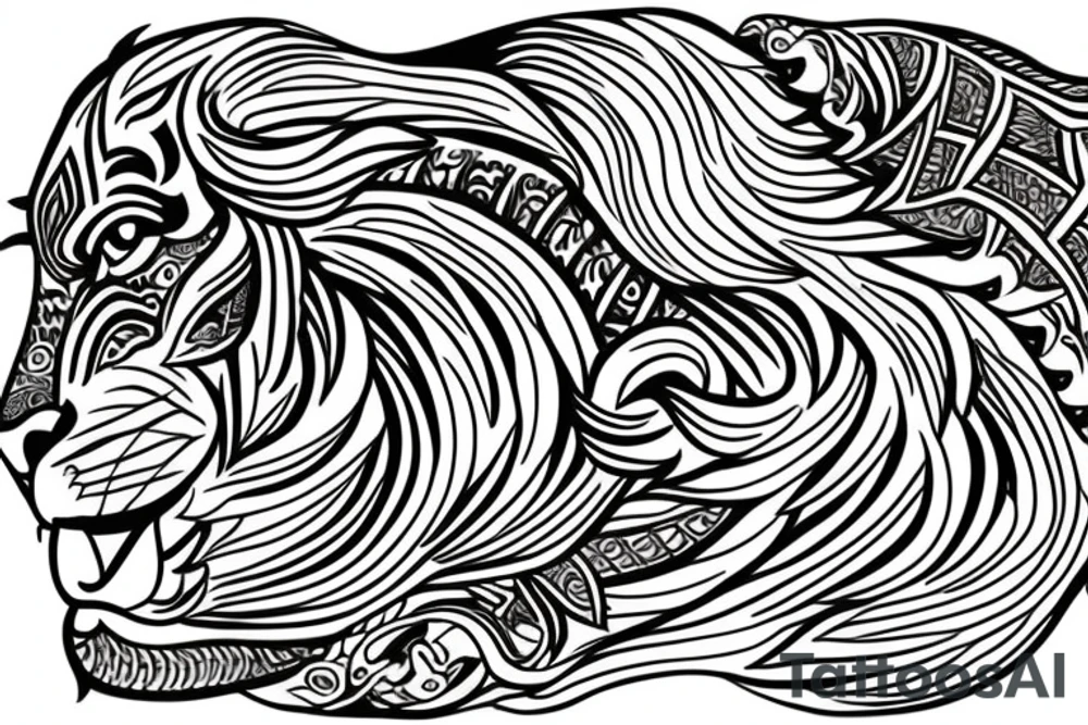 lion tattoo idea