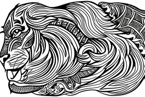 lion tattoo idea