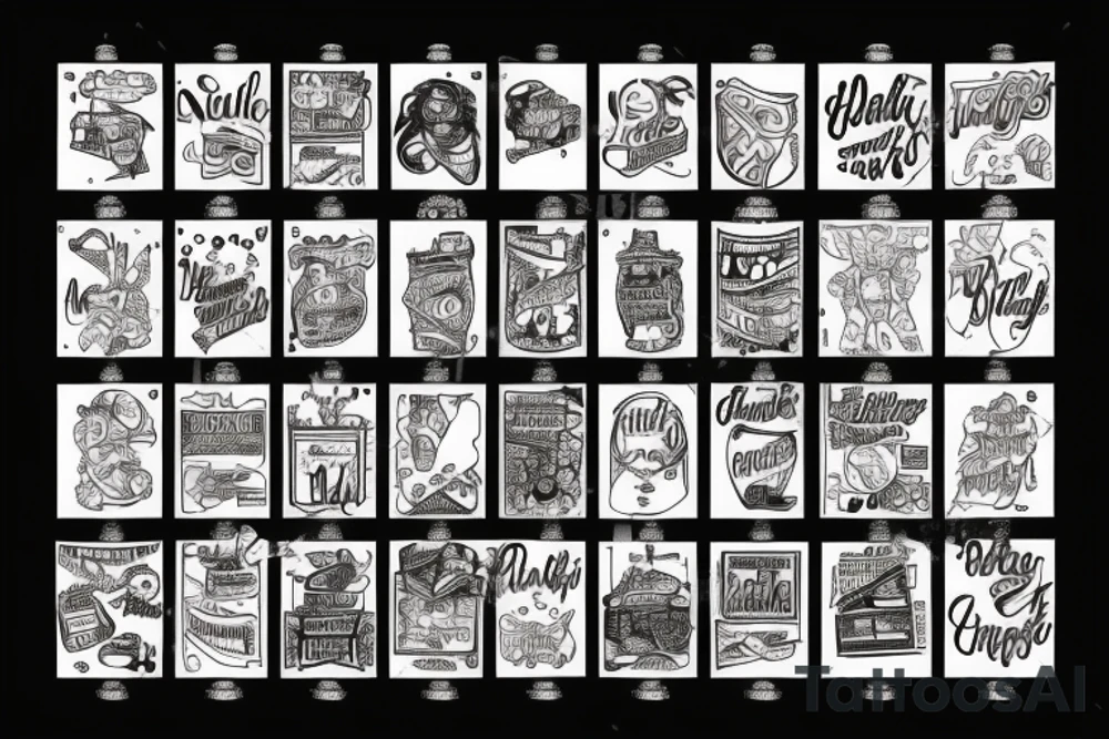 Old times square tattoo idea