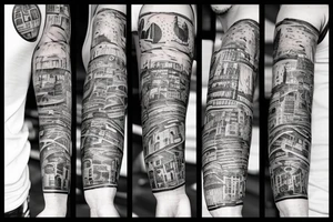 Old times square tattoo idea