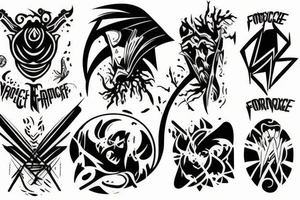 mysterious force growing up the forearm tattoo idea