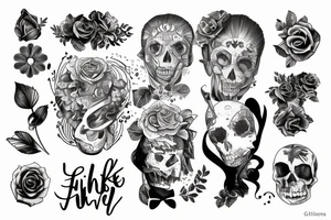 your life are your thoughts tattoo idea