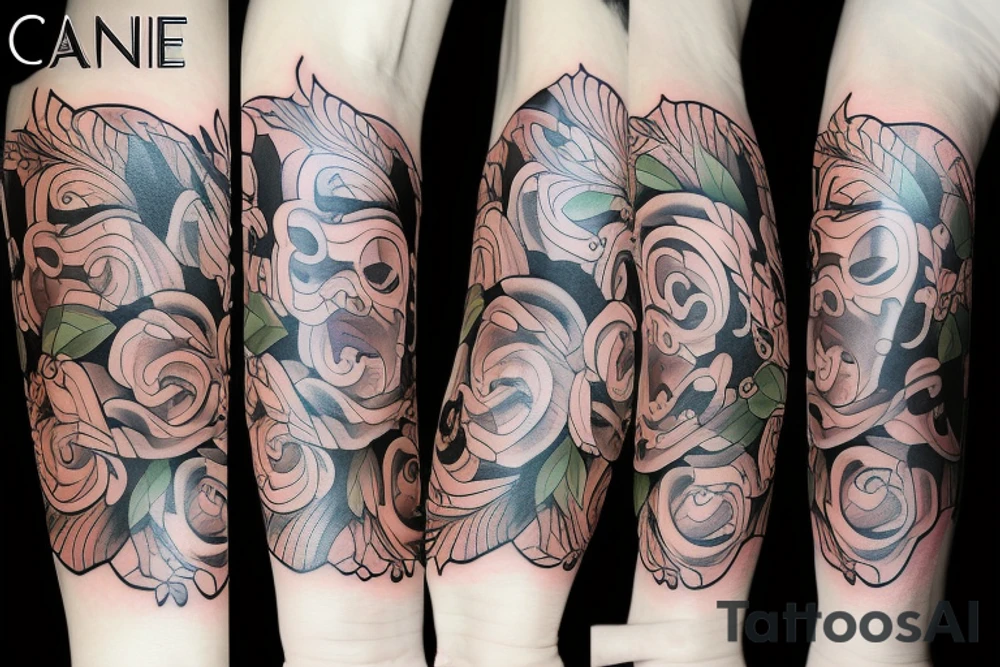 The name Candice tattoo idea