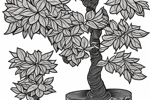 a money tree. It had twenty-dollar bills for leaves. Its flowers were government bonds. Its fruit was diamonds. tattoo idea