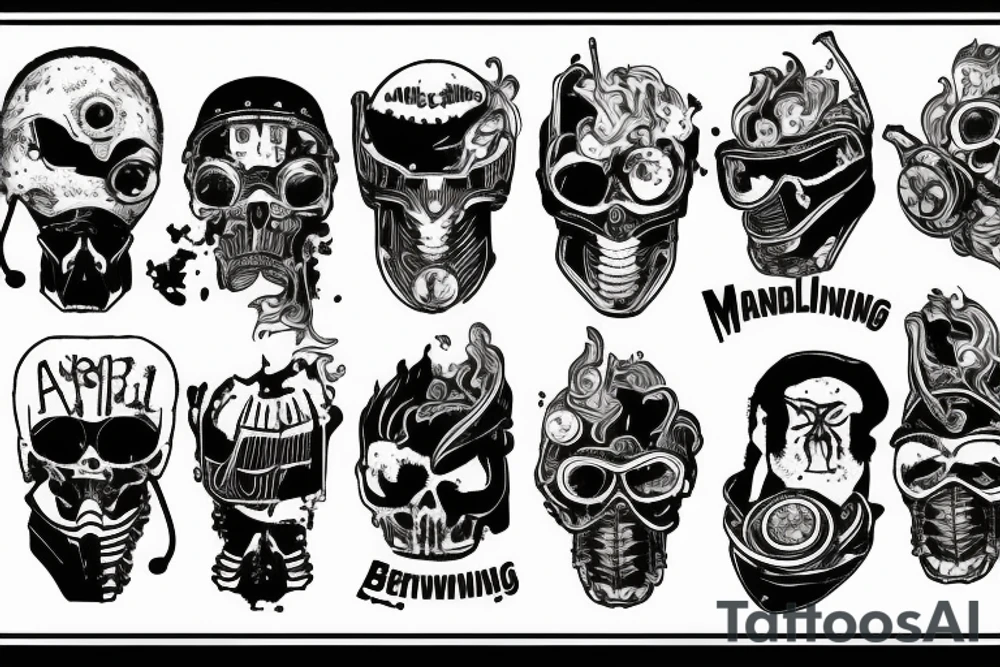 Fallout burning at both ends manly tattoo idea Fallout burning at both ends manly tattoo idea