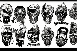 Fallout burning at both ends manly tattoo idea