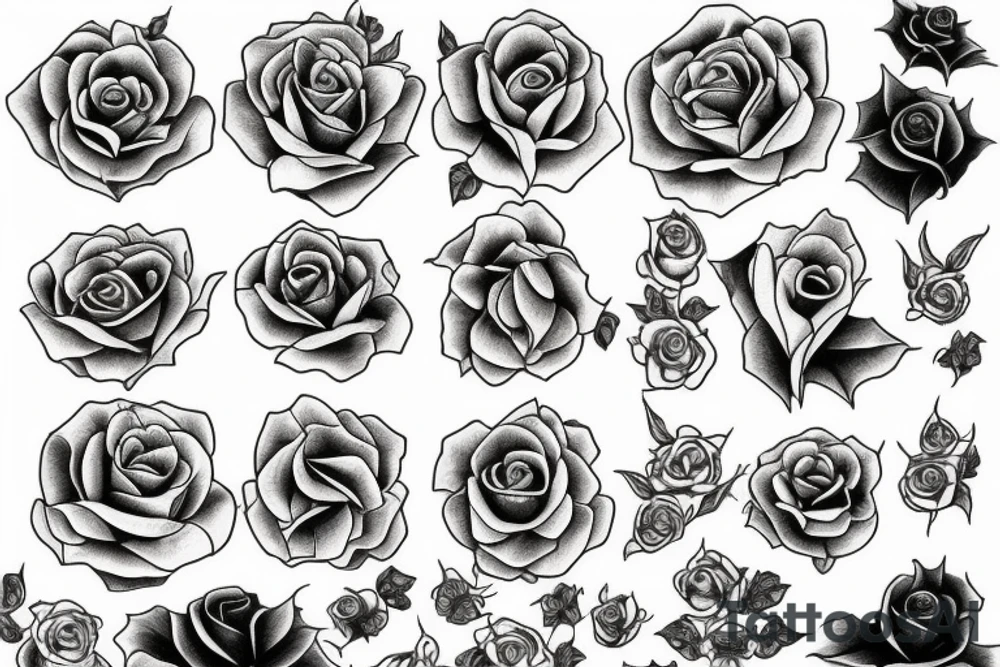 Something that will go with a rose, clock and dragon tattoo idea Something that will go with a rose, clock and dragon tattoo idea