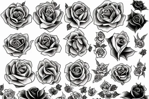 Something that will go with a rose, clock and dragon tattoo idea