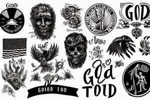 IN GOD WE TRUST tattoo idea