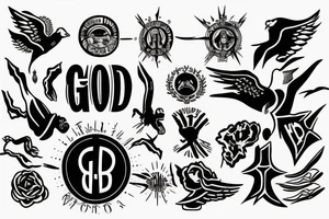 IN GOD WE TRUST tattoo idea