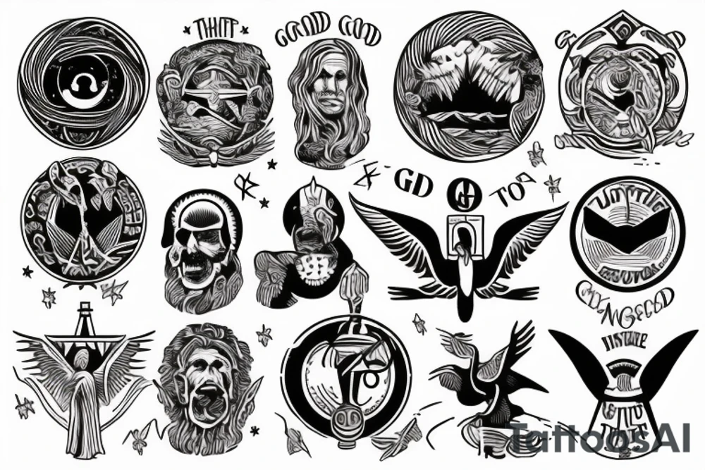 IN GOD WE TRUST tattoo idea