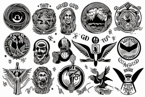 IN GOD WE TRUST tattoo idea