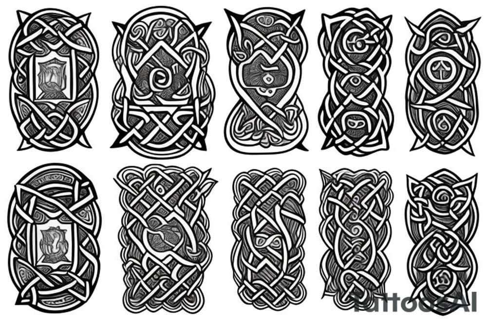 Son of the woodsman celtic tattoo idea