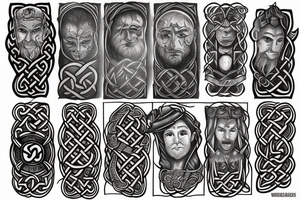Son of the woodsman celtic tattoo idea