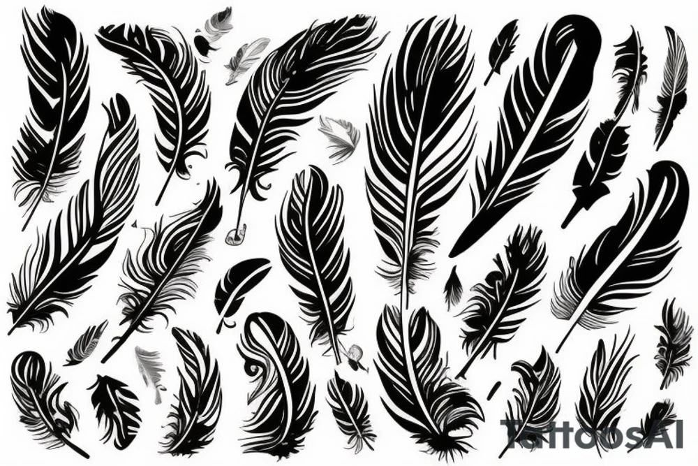 feather tattoo idea