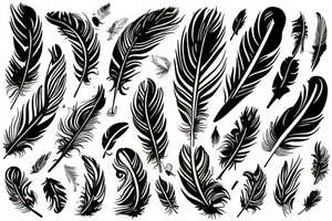 feather tattoo idea