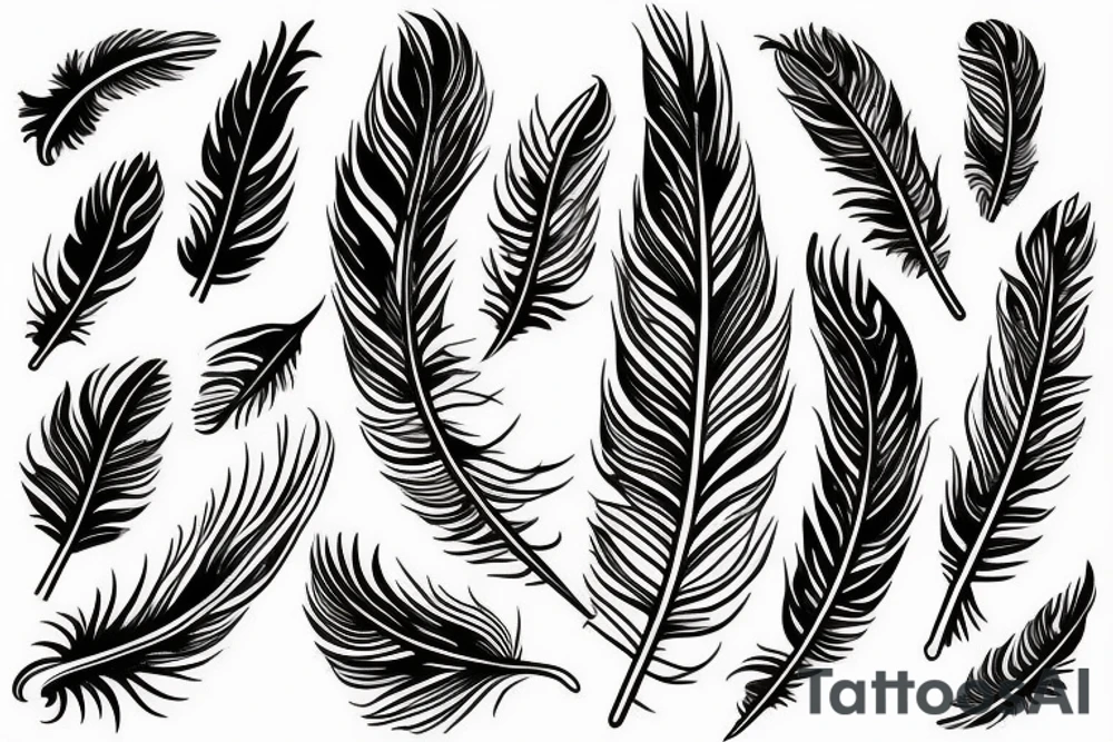 feather tattoo idea