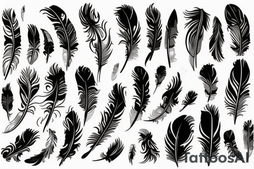 feather tattoo idea