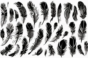 feather tattoo idea