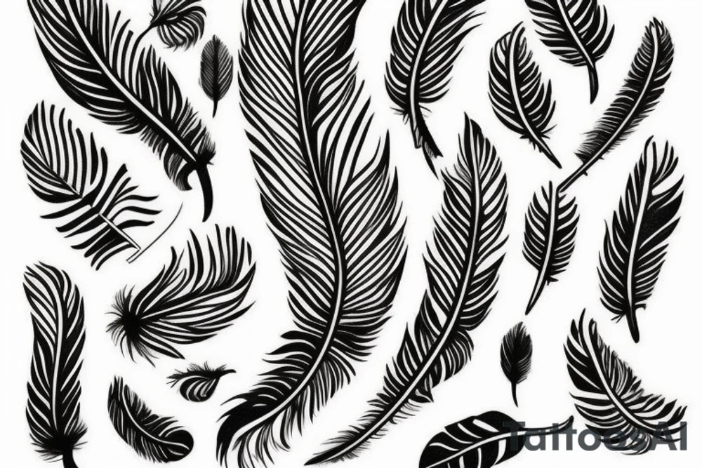 feather tattoo idea