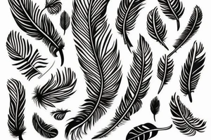 feather tattoo idea