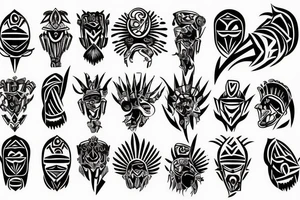 Neotribal arm tattoo tattoo idea