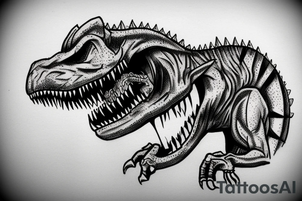 Insanity indominus rex tattoo idea
