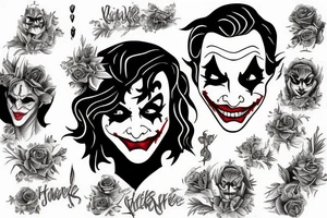Joker Harlee Daughter tattoo idea