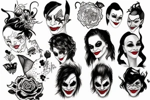 Joker Harlee Daughter tattoo idea