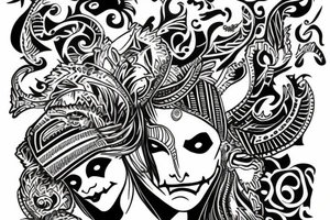 Joker Harlee Daughter tattoo idea