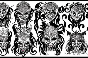 Joker Harlee Daughter tattoo idea