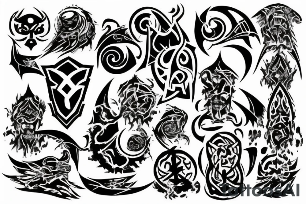 chaos symbol tattoo idea