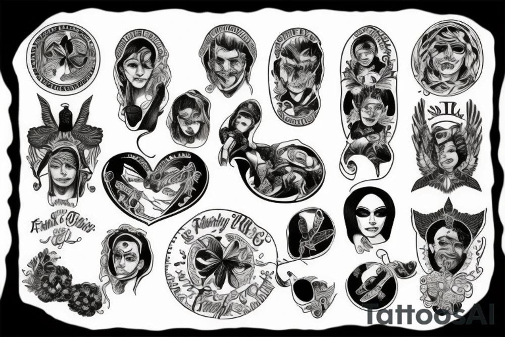 Family Friends Freedom tattoo idea