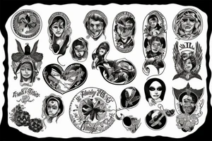 Family Friends Freedom tattoo idea