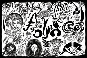 Family Friends Freedom tattoo idea