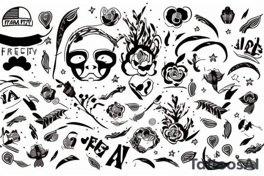 Family Friends Freedom tattoo idea