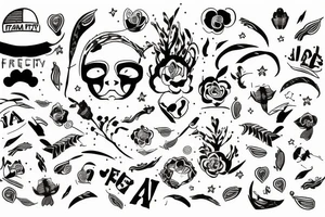 Family Friends Freedom tattoo idea