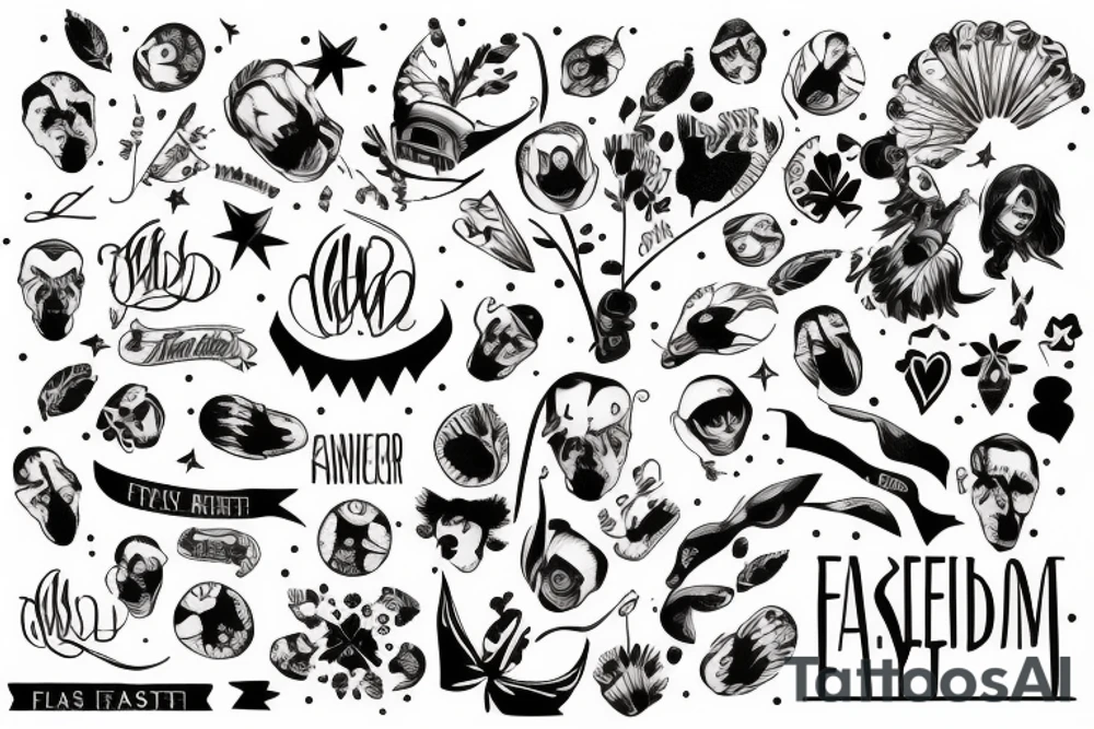 Family Friends Freedom tattoo idea