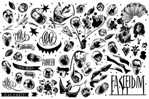 Family Friends Freedom tattoo idea