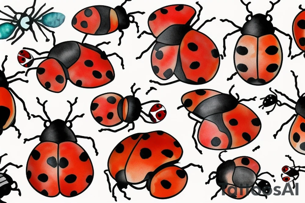 Ladybug tattoo idea