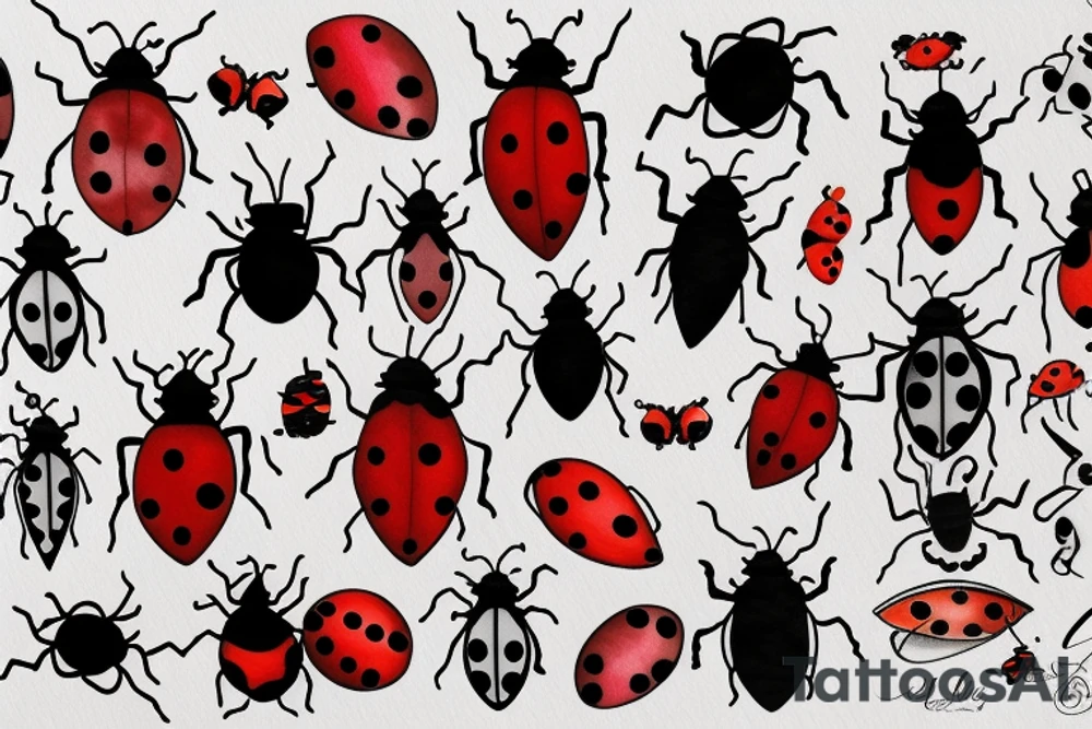 Ladybug tattoo idea