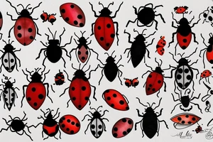 Ladybug tattoo idea