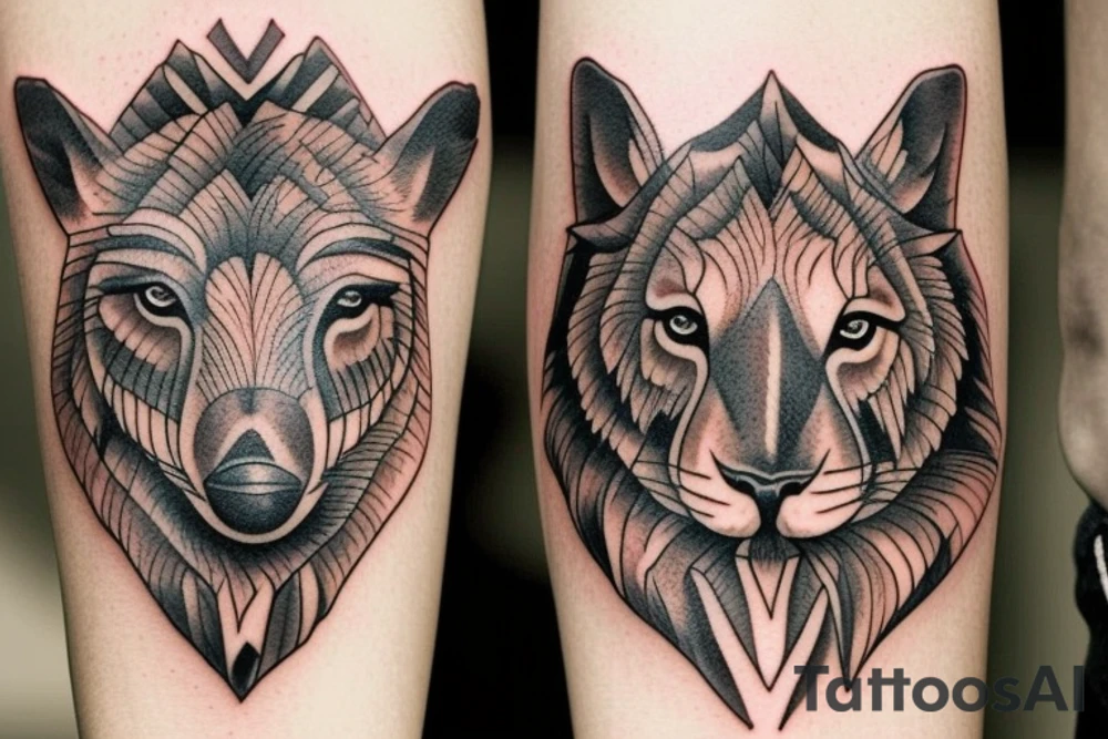I WANT A WILD ANIMAL tattoo idea