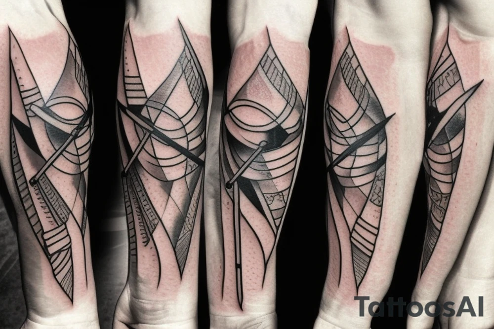 Forearm, Ice, Arrow tattoo idea