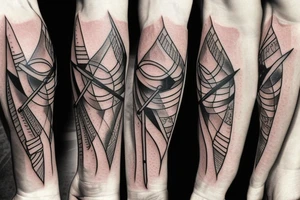 Forearm, Ice, Arrow tattoo idea
