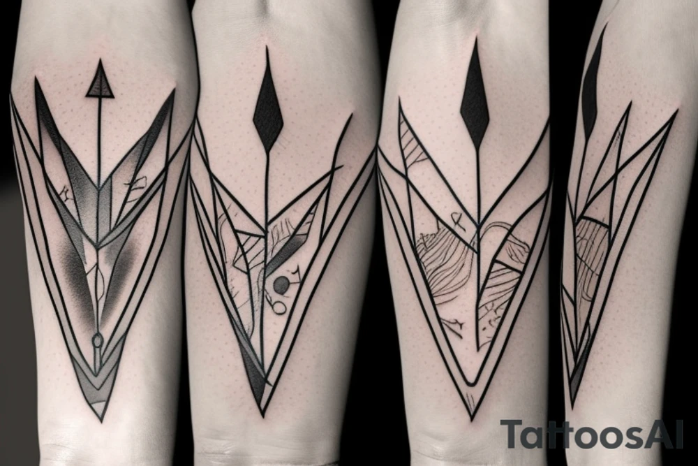 Ice, Arrow tattoo idea